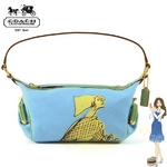 Coach(������) �Хå� �ܥˡ� ���åץꥱ �ȥåץϥ�ɥ� �֥롼42583